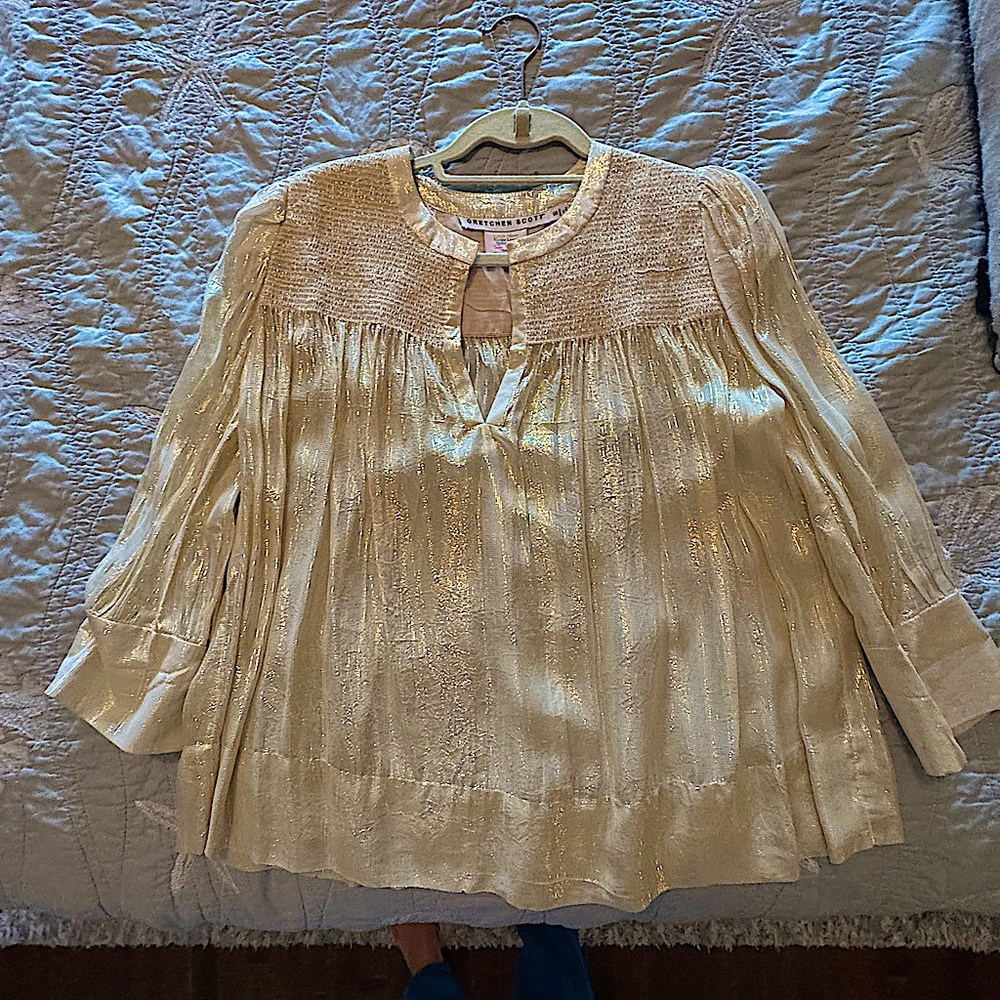 Gretchen Scott Beige Textured Jacket - Picture 5 of 5